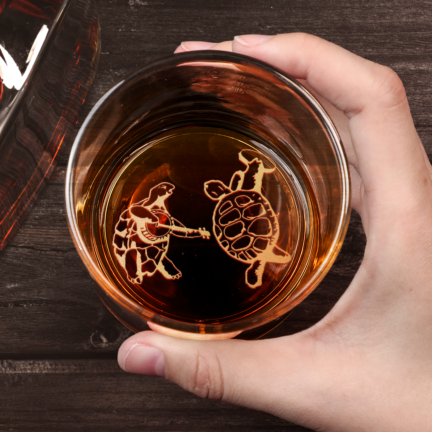 Grateful Dead Collection Engraved Whiskey Glass - Multiple Designs Available ( With Gift Box )