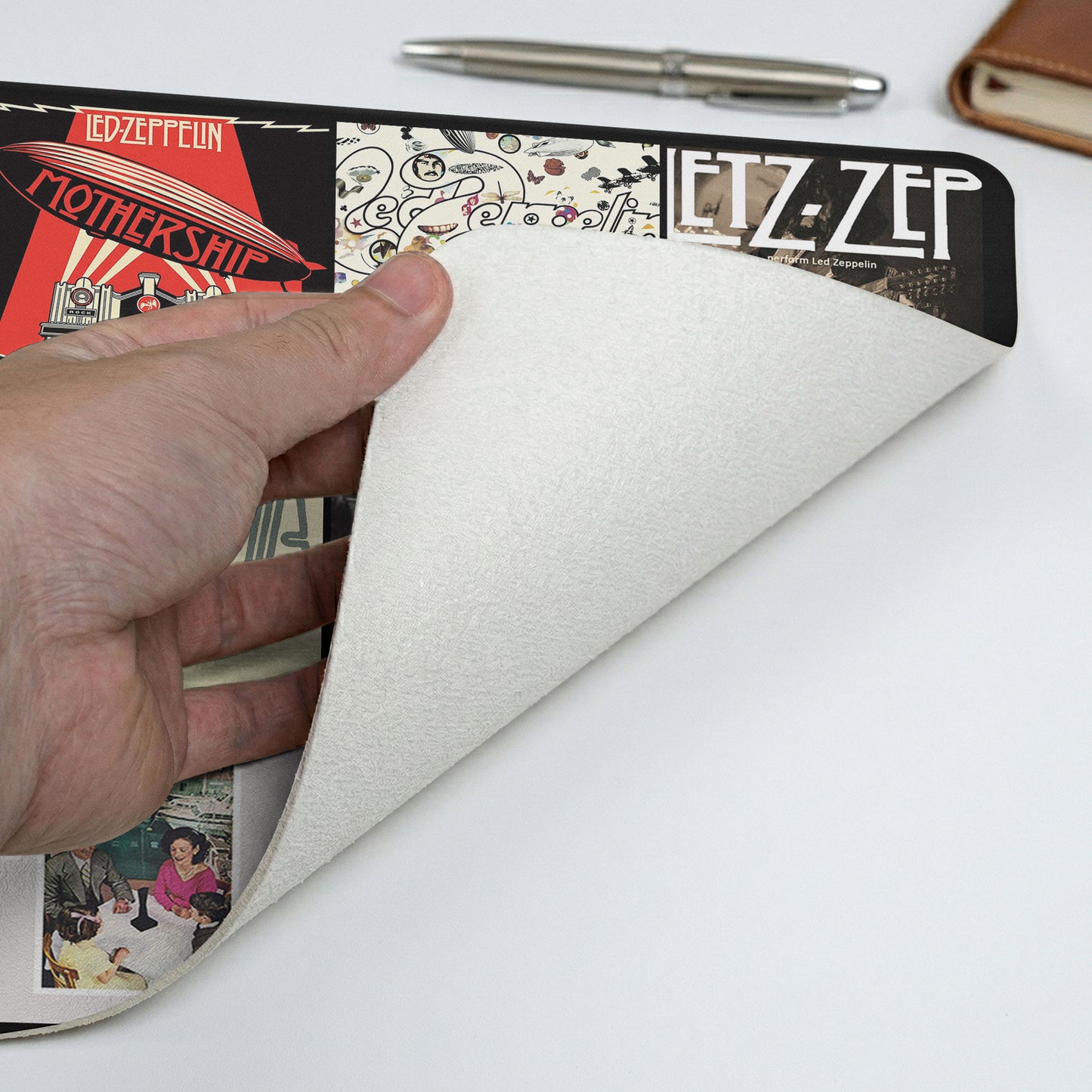 Led Zeppelin Album Print Desk Mat – Non-slip Office Gift Keyboard Pad Birthday Gift For Music Lovers