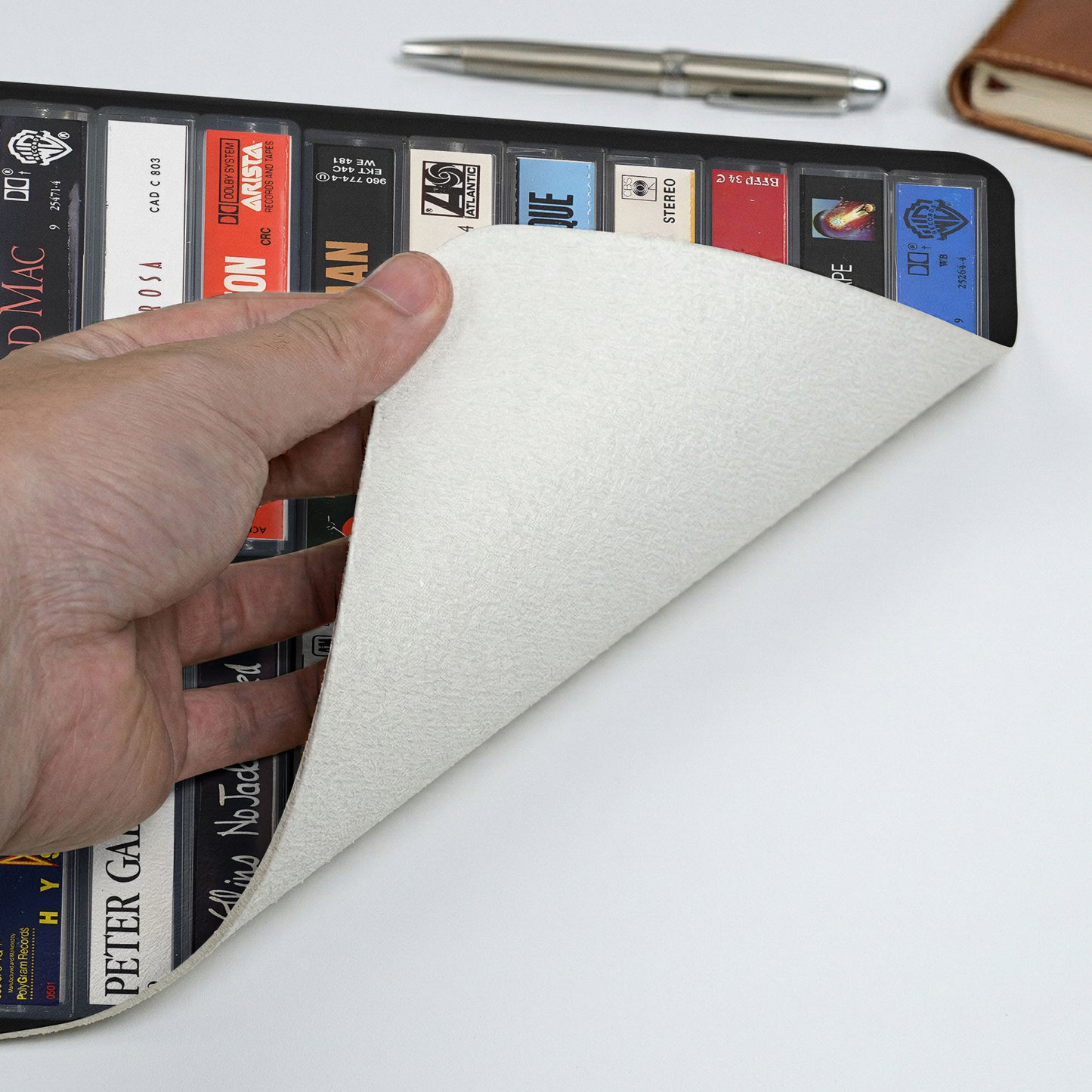 80s Music Cassette Album Print Desk Mat – Non-slip Office Gift Keyboard Pad Birthday Gift For Music Lovers