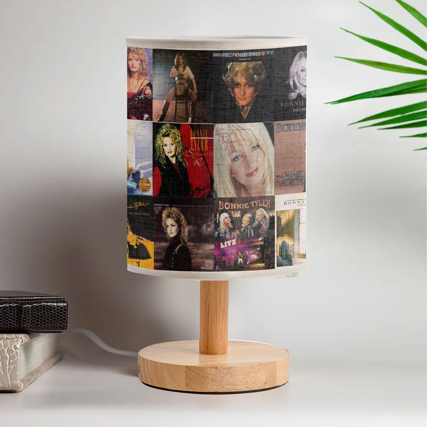 Bonnie Tyler Album Cover Lamp – Power Ballad Nostalgia Home Decor