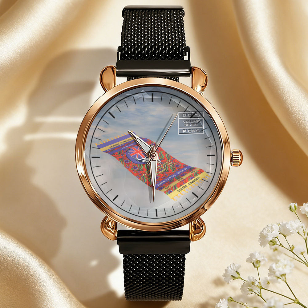 Grateful Dead Vintage Portrait Watch – Classic Rock Music Band Design Available
