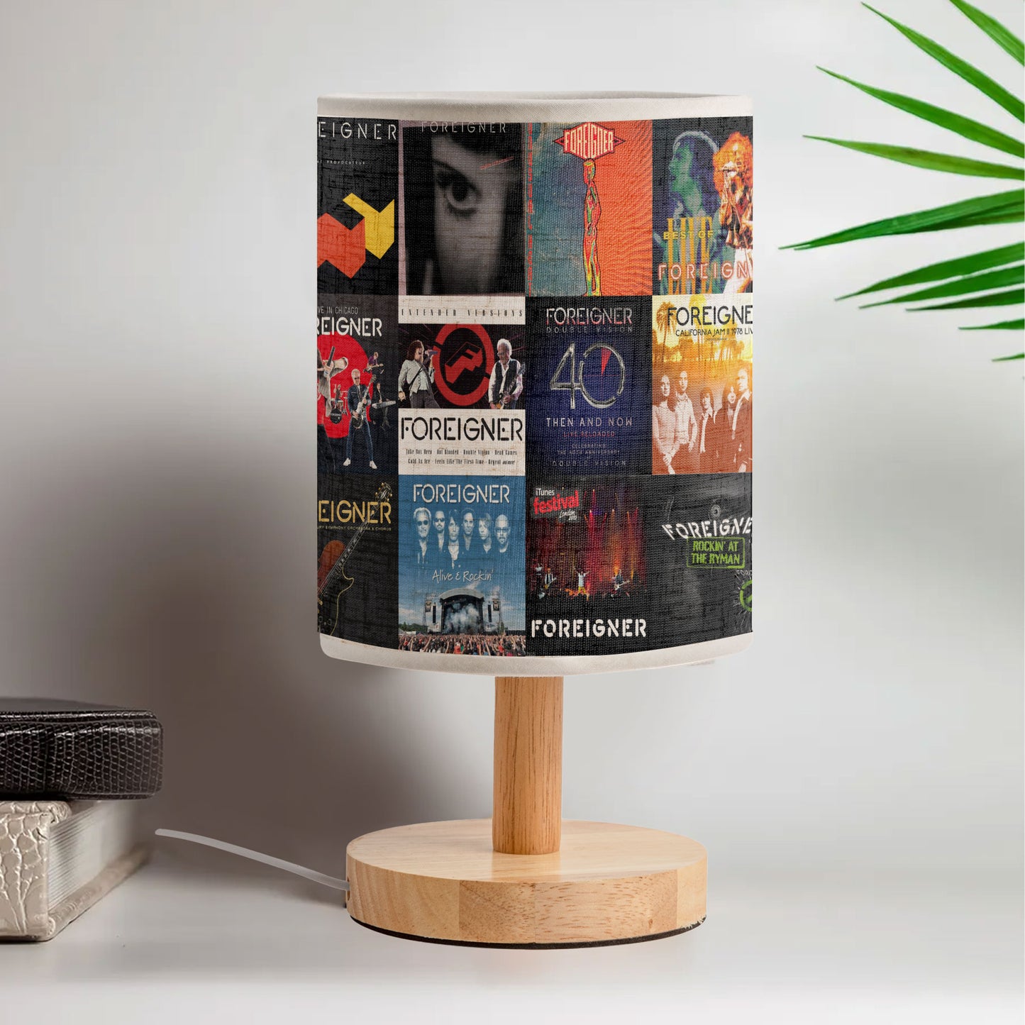 Foreigner Album Art Lamp – Classic Rock Band Lamp for 70s & 80s Music Lovers