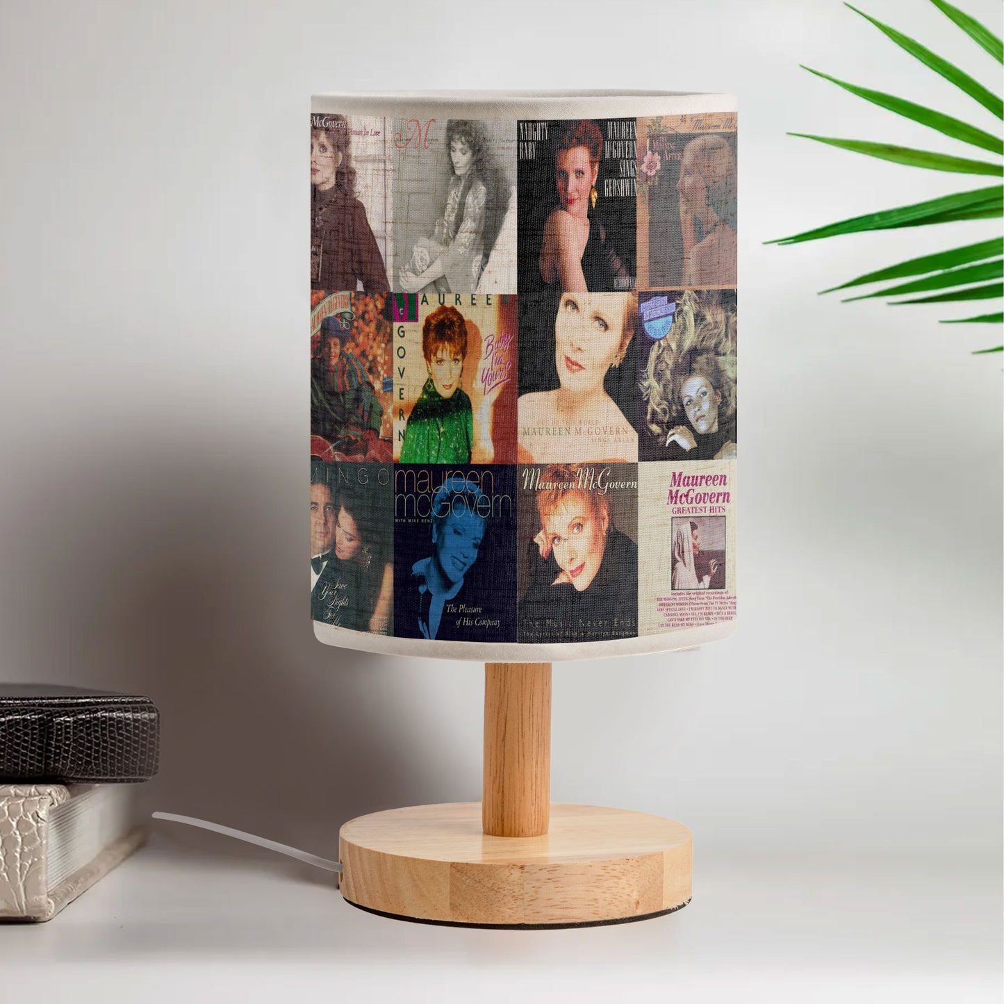 Maureen McGovern Album Cover Lamp – Classic Vocal Nostalgia Home Decor