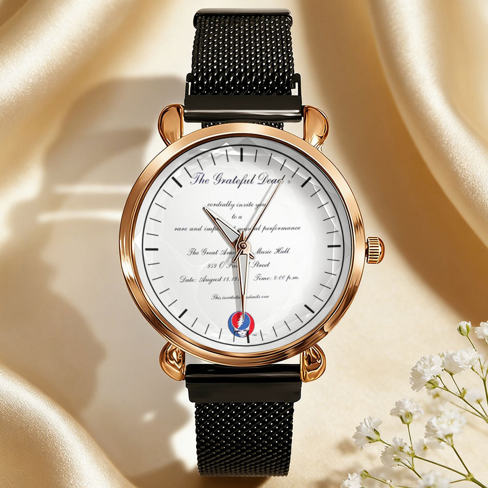 Grateful Dead Vintage Portrait Watch – Classic Rock Music Band Design Available