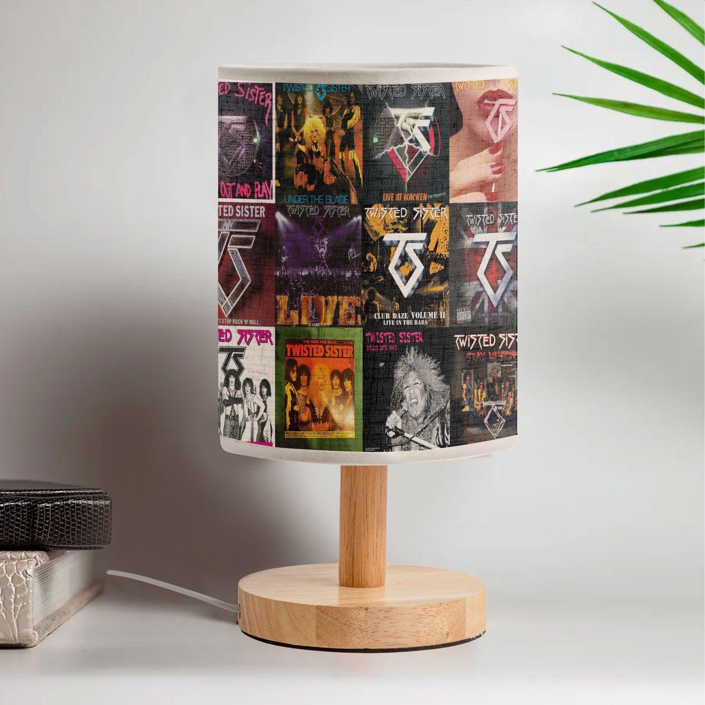 Twisted Sister Fabric Lamp – Rock & Rebellion Glow