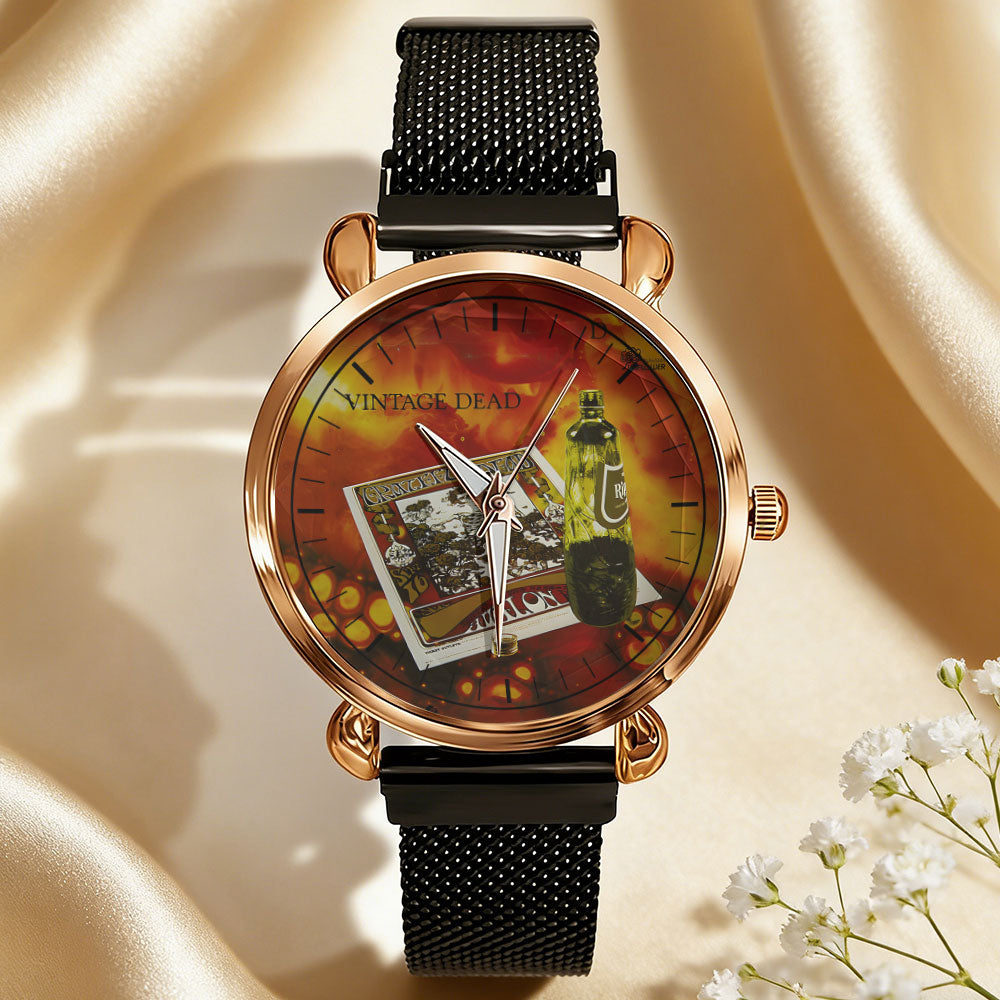 Grateful Dead Vintage Portrait Watch – Classic Rock Music Band Design Available