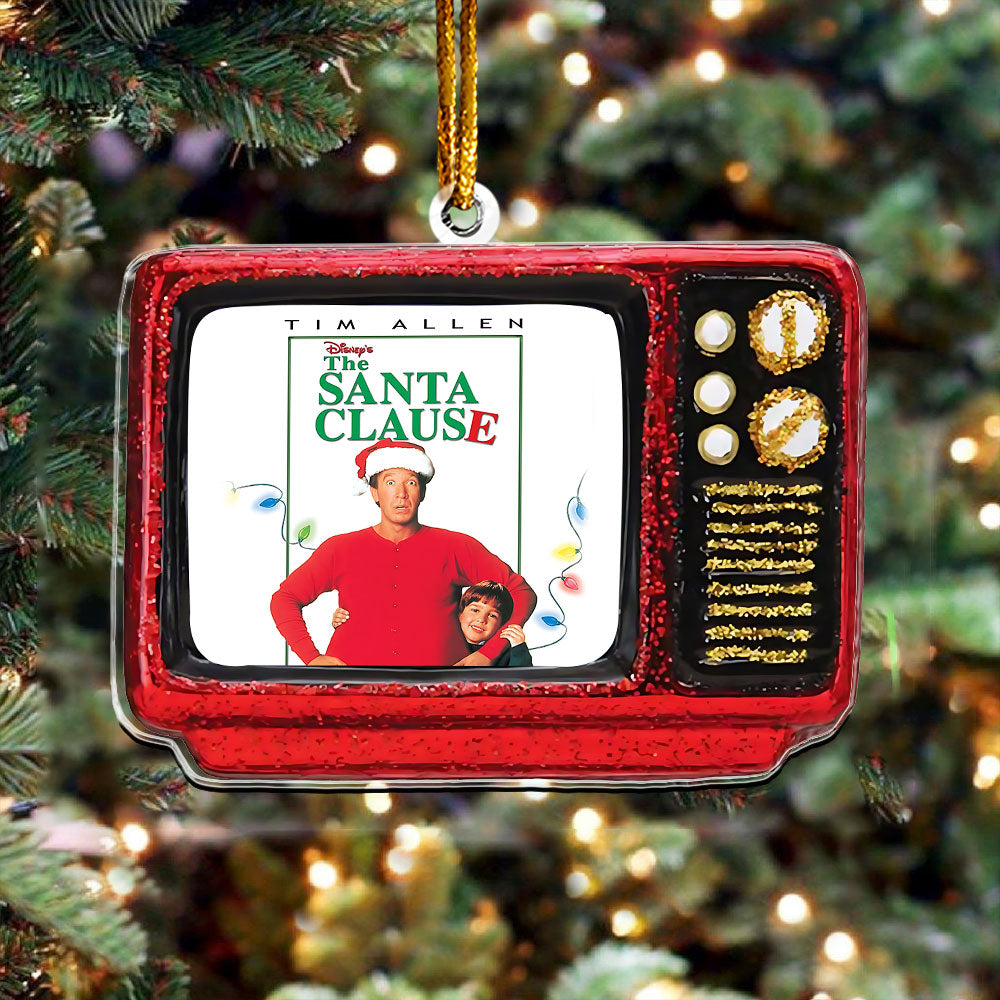 The Santa Clause Retro TV Ornament – Classic Holiday Movie Keepsake