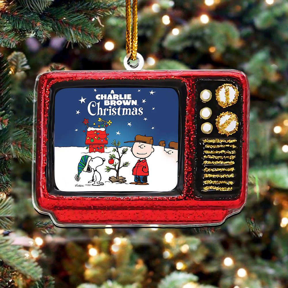 A Charlie Brown Christmas Retro TV Ornament – Classic Holiday Cartoon Keepsake
