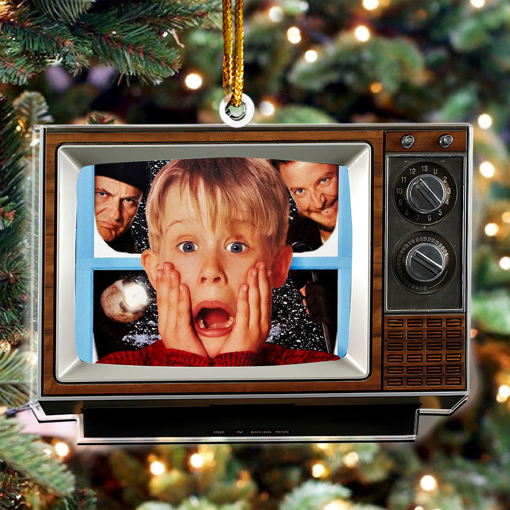 Home Alone TV Christmas Acrylic Ornament – Retro Movie Holiday Decoration