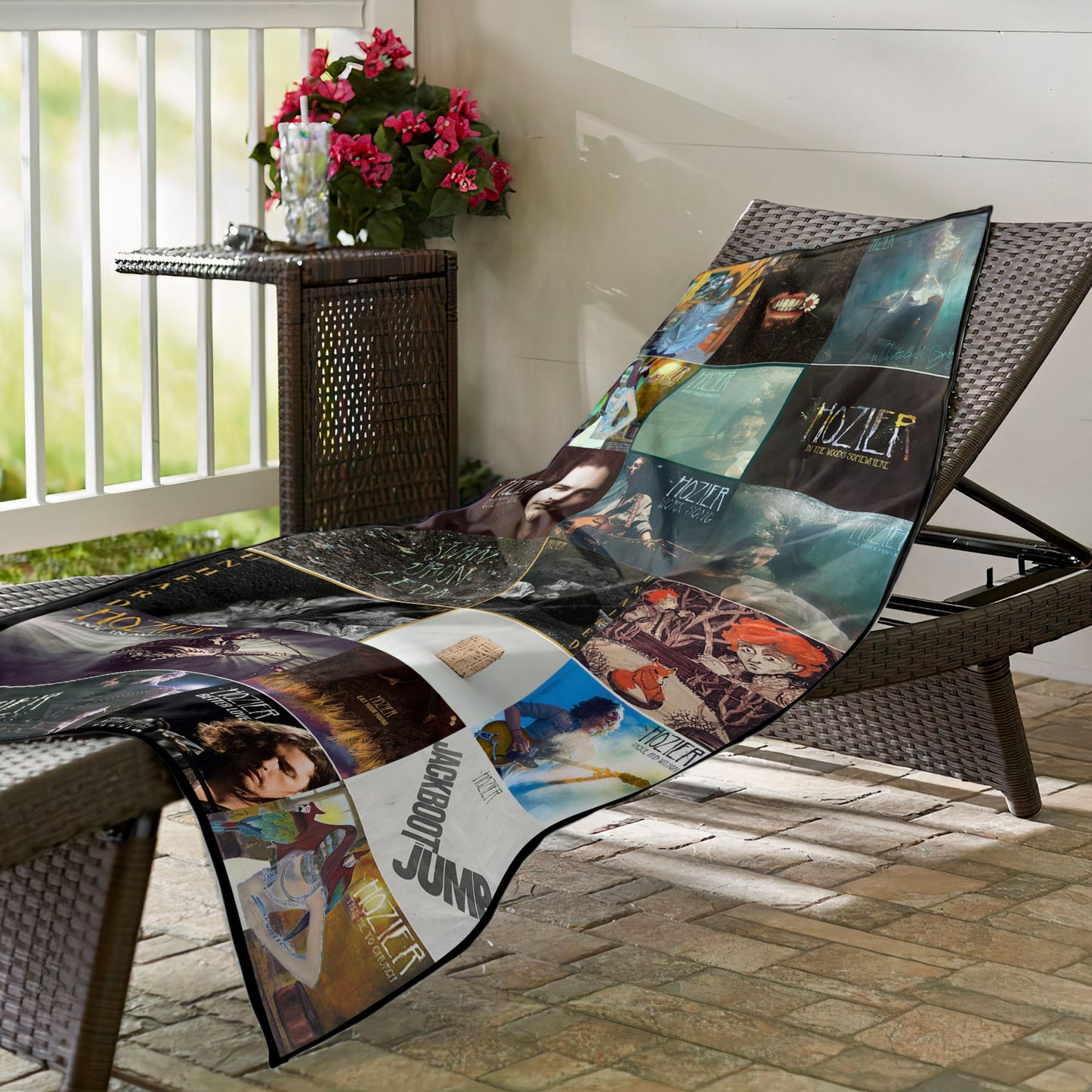 Hozier Beach Towel – Album Cover Collage Indie Rock Towel