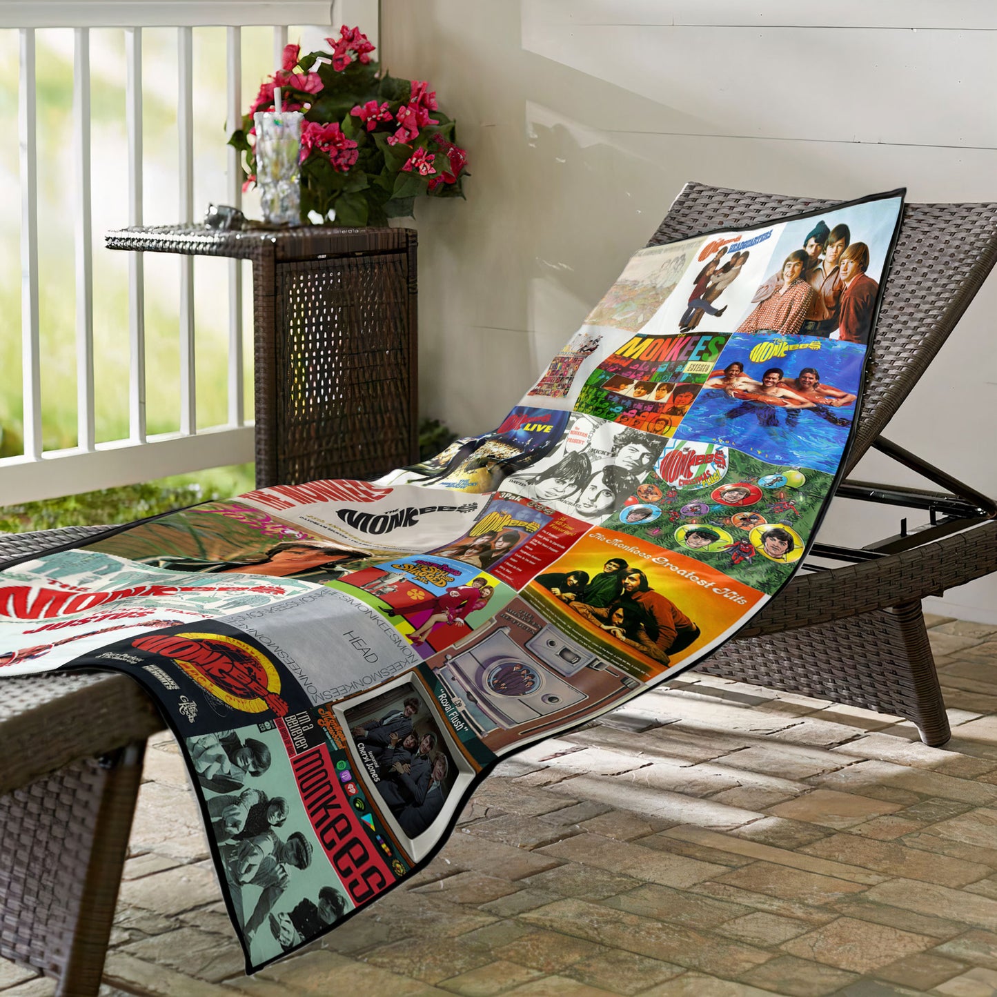 The Monkees Beach Towel – Album Cover Collage Classic Rock Towel