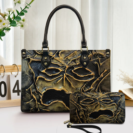 Necronomicon Evil Dead Inspired Leather Handbag & Wallet Set