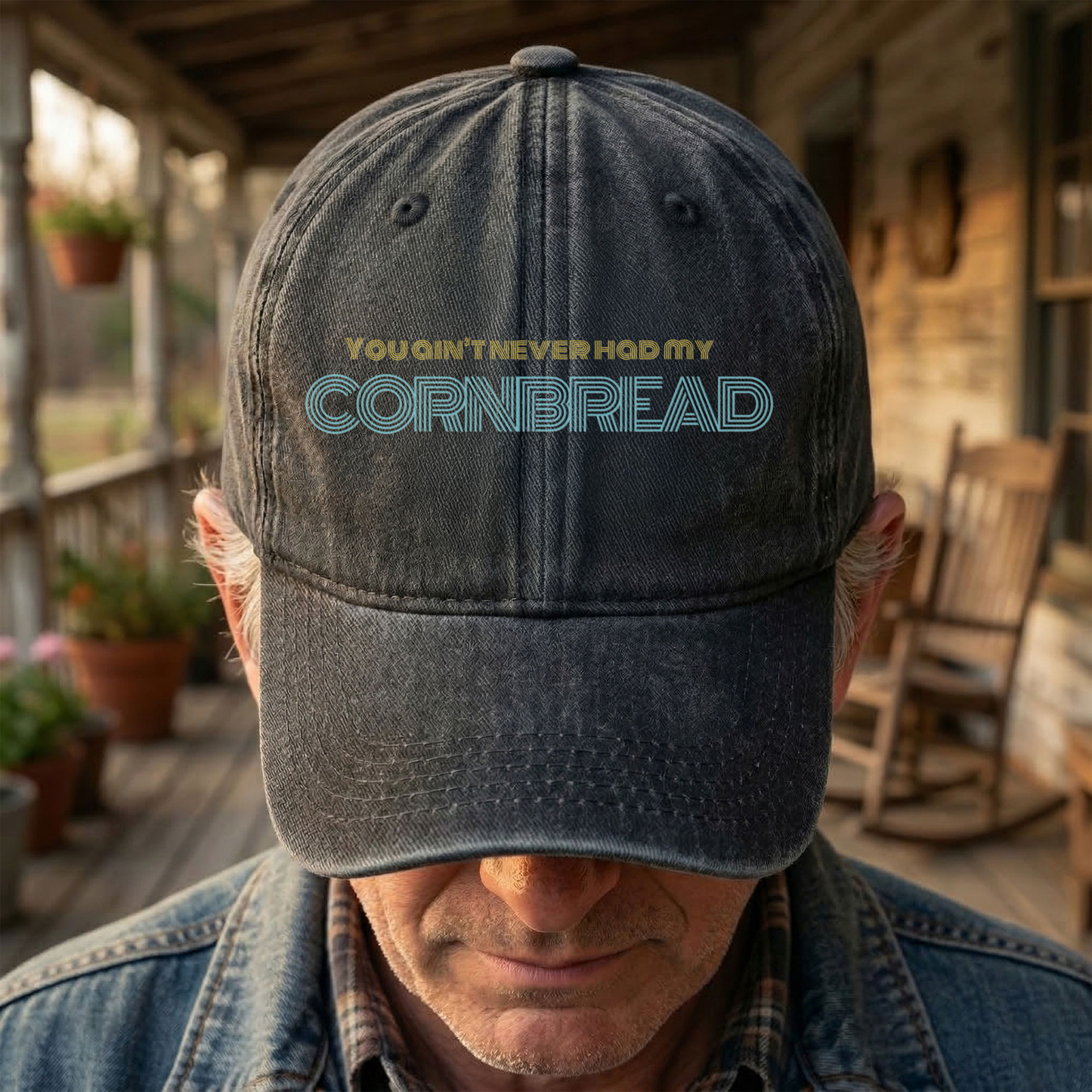 Dave Matthews Band Cornbread Lyrics Denim Cap – Retro Music Cap Gift For Dad (With Box)