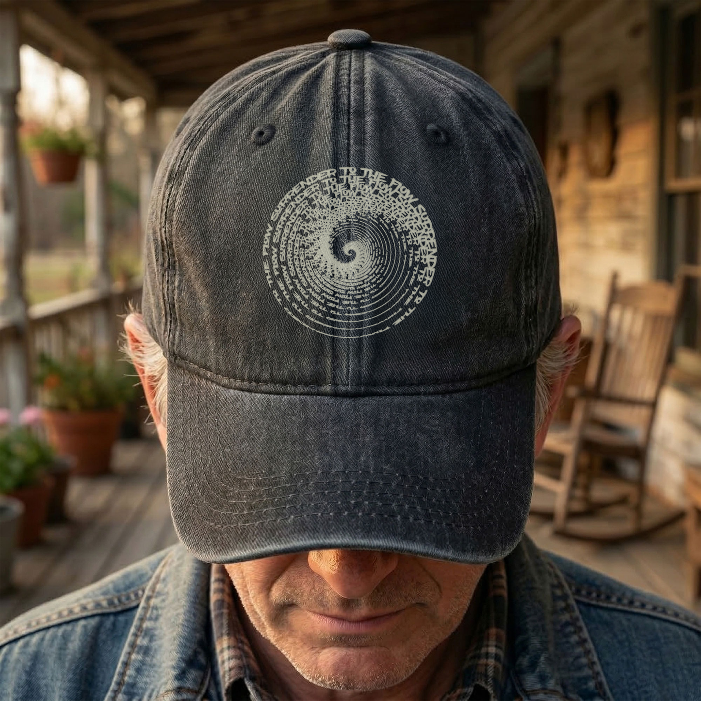Surrender To The Flow Phish Band Denim Cap – Retro Music The Lizards Phish Cap Gift For Dad (With Box)