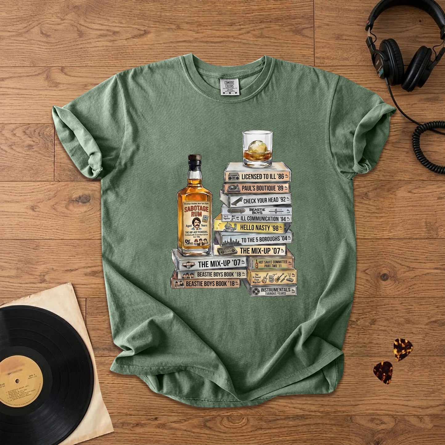 Beastie Boys Cassette Album Collection T-Shirt – Retro Rock Music Beastie Boys Merch Tee