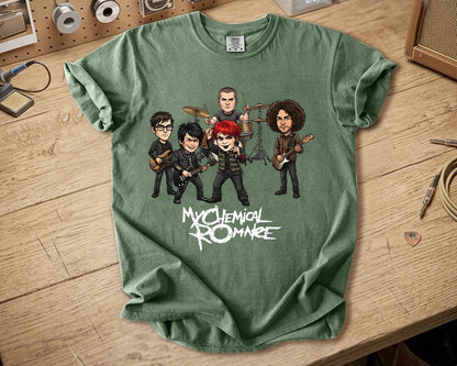 My Chemical Romance Comfort Colors Tee – Band Members Tribute Classic Emo Rock Shirt