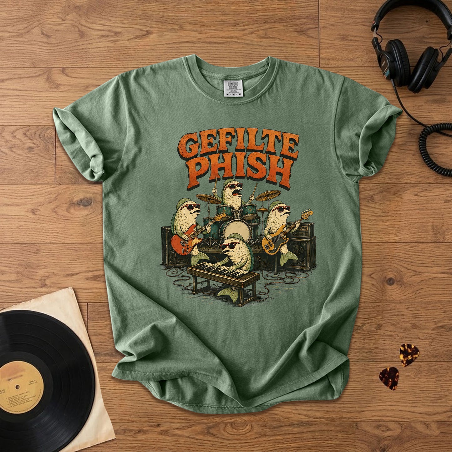 Gefilte Phish T-Shirt – Retro Rock Music Phish Band Merch Tee