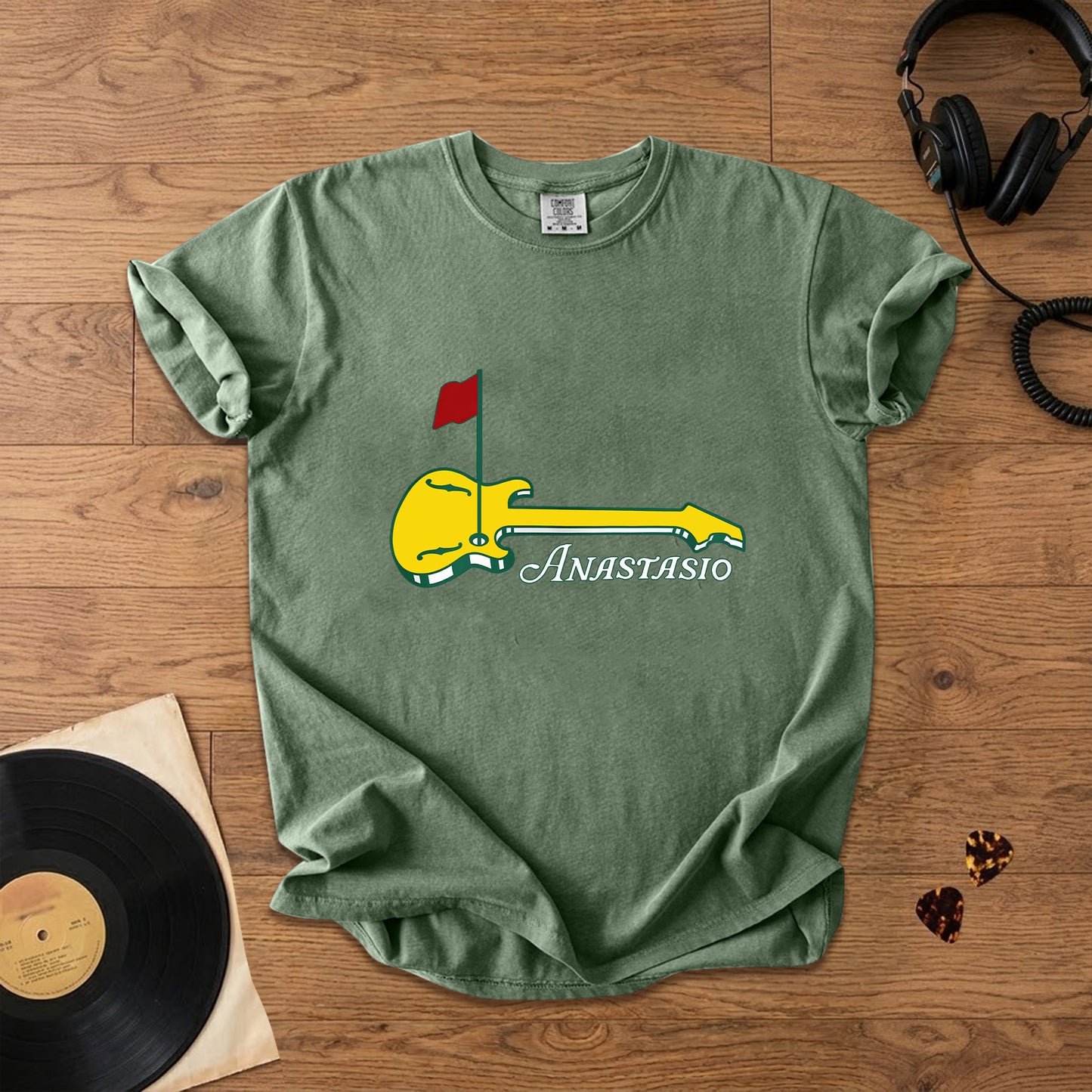 Phish Trey Anastasio Masters Golf  T-Shirt – Retro Music Band Merch Tee