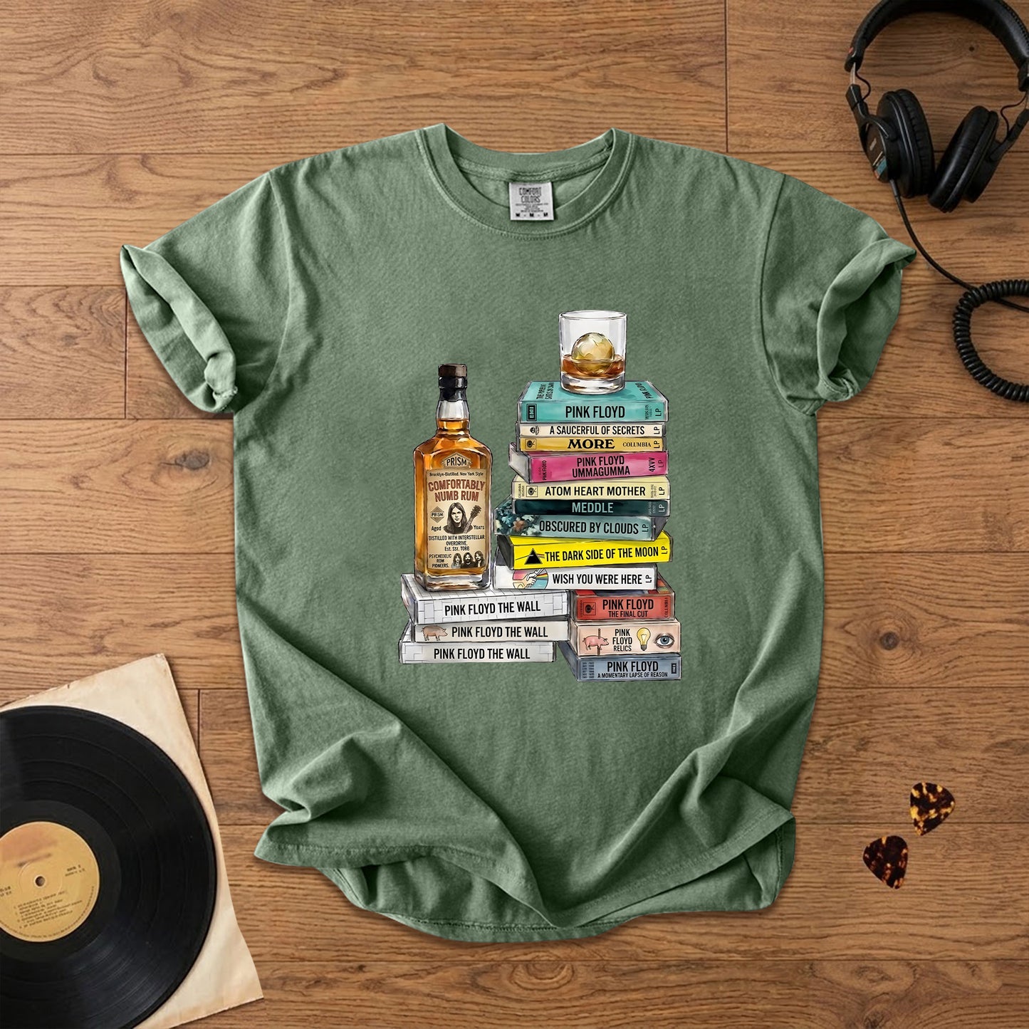 Pink Floyd Cassette Collection T-Shirt – Retro Music Pink Floyd Band Merch Tee