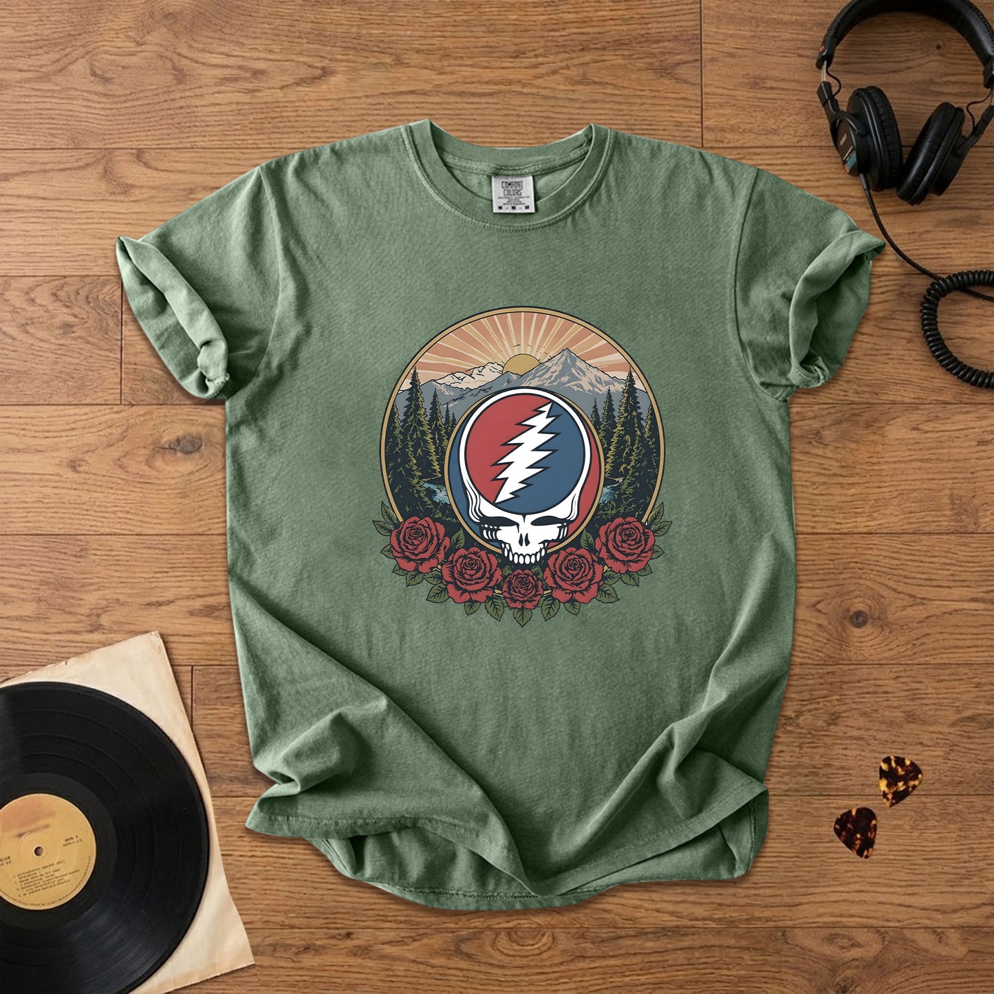 Grateful Dead Steal Your Face T-Shirt – Retro Rock Music Band Merch Tee