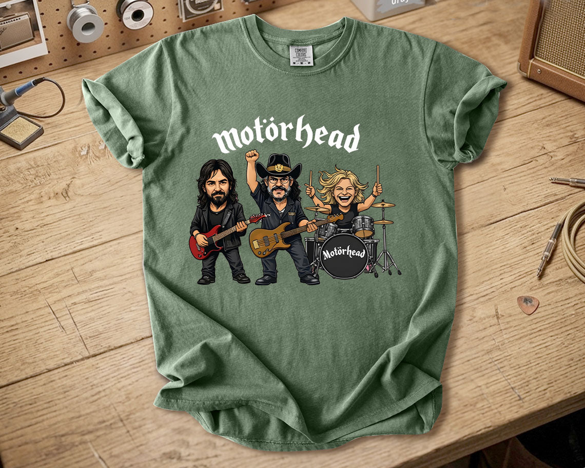Motörhead Comfort Colors Tee – Lemmy Kilmister Band Members Tribute Classic Rock Shirt