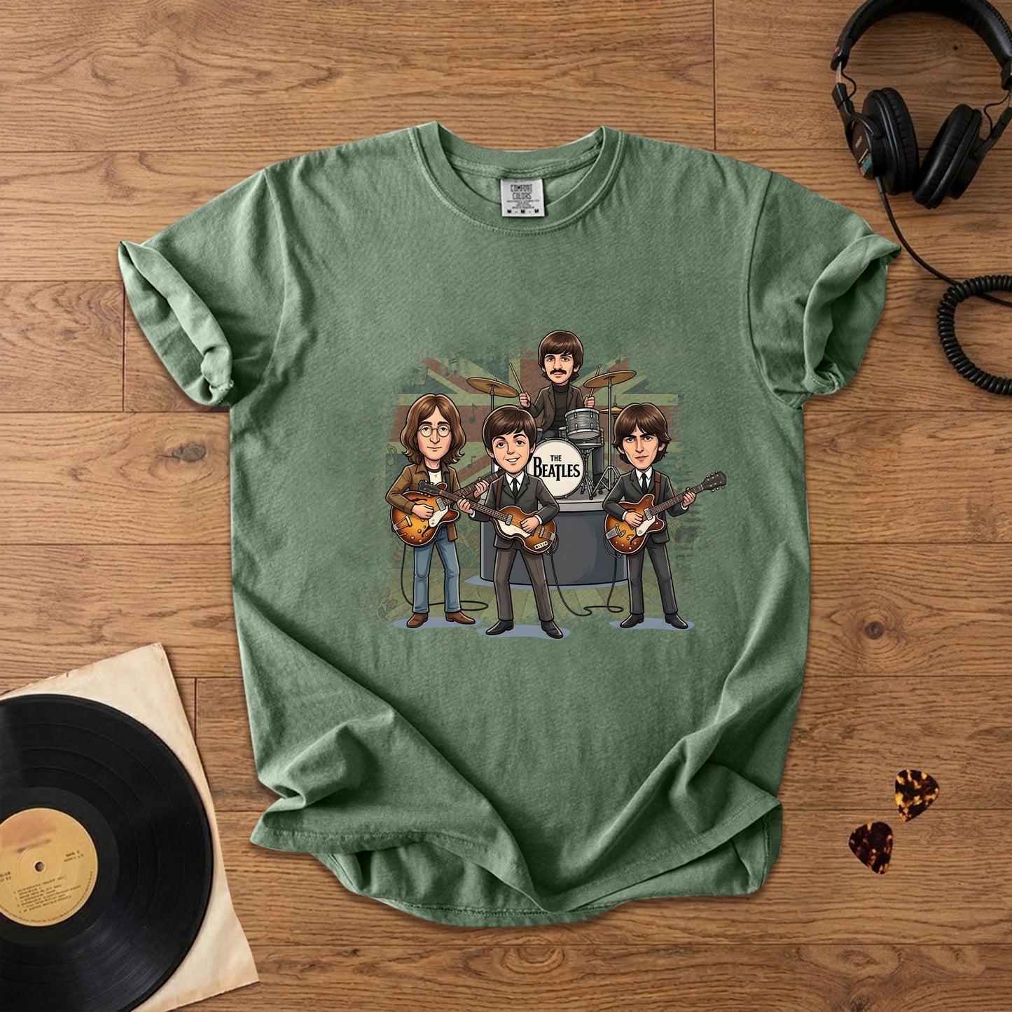 Vintage Beatles Band Comfort Tee – Classic Rock Graphic T-Shirt
