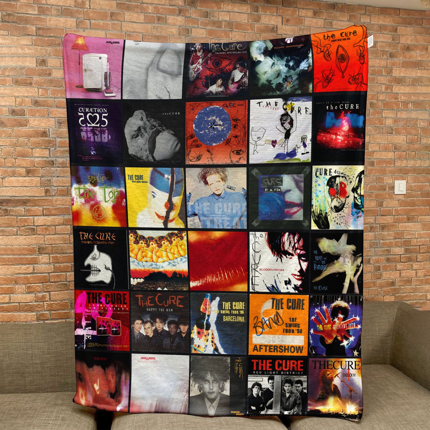 The Cure Sherpa Blanket – A Dreamy Tribute to the Band That Defined a Mood