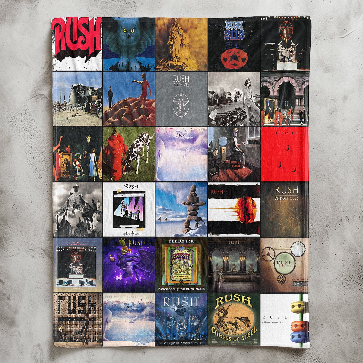 Rush Sherpa Blanket – A Progressive Rock Tribute in Ultimate Comfort