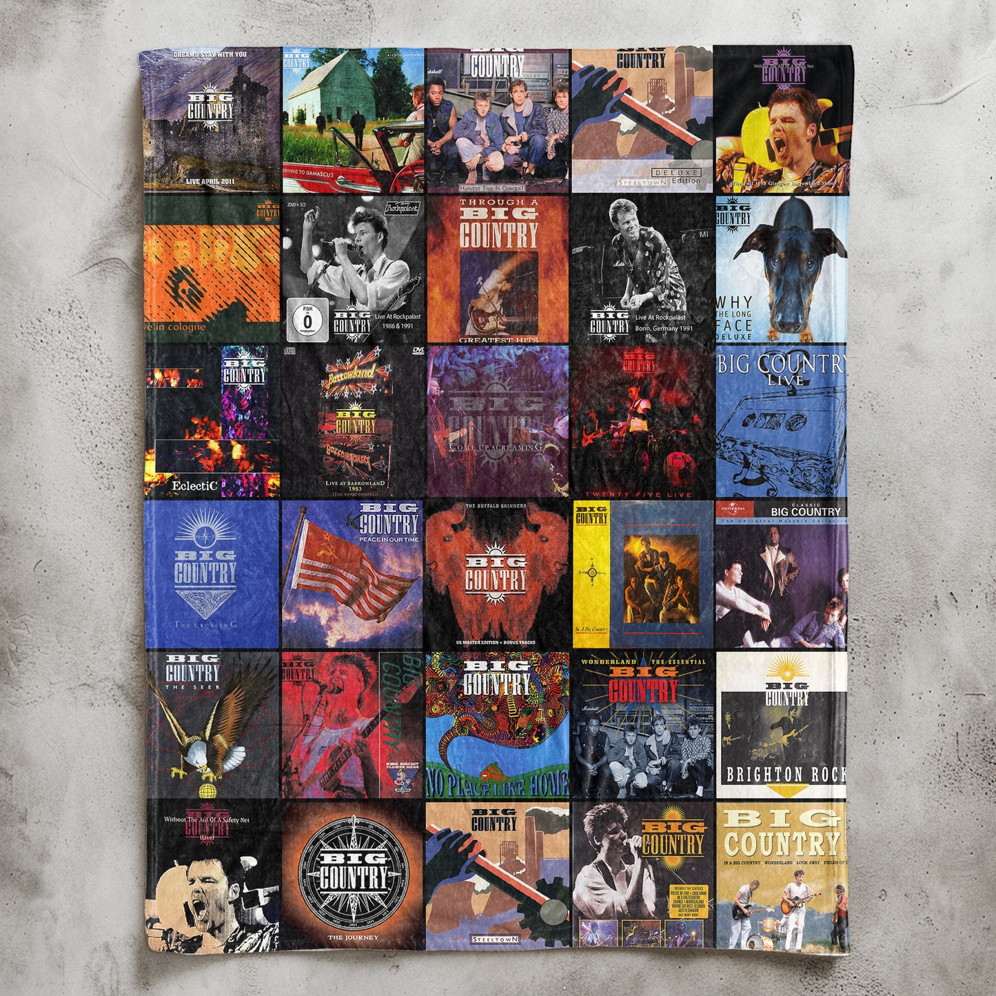 Big Country Sherpa Blanket – A Timeless Tribute to Their Anthemic Legacy