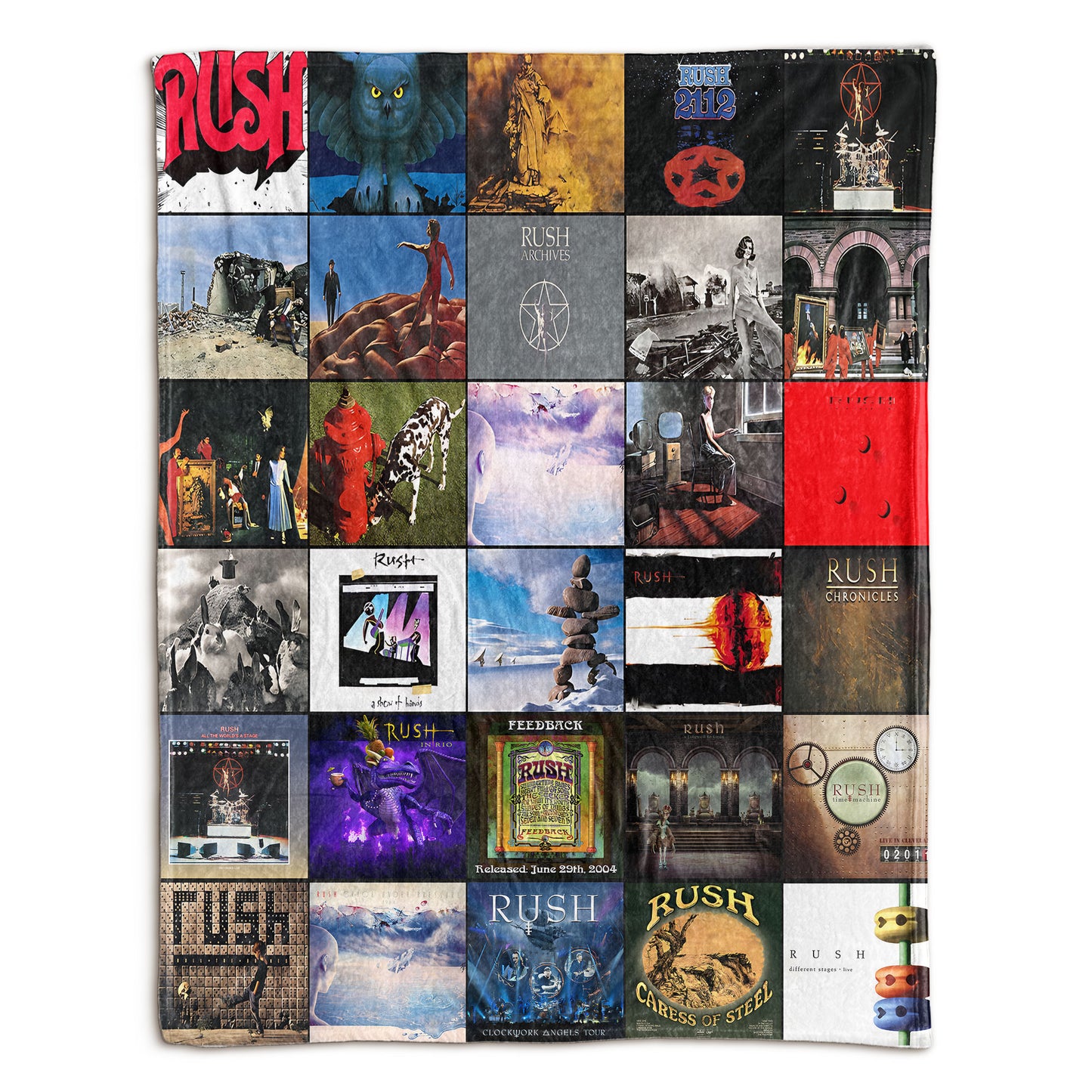 Rush Sherpa Blanket – A Progressive Rock Tribute in Ultimate Comfort