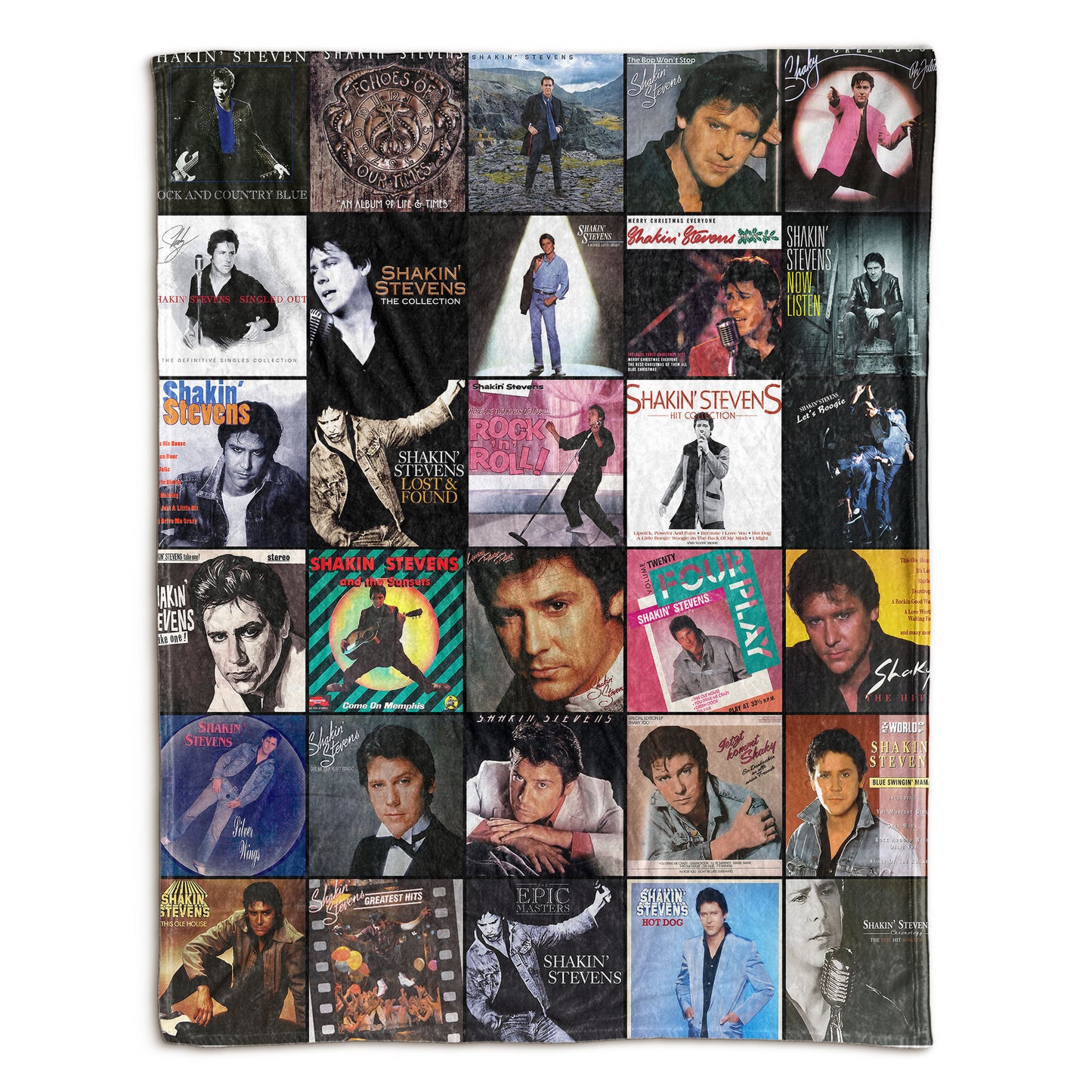 Shakin’ Stevens Sherpa Blanket – A Retro Rock ’n’ Roll Tribute for True Fans