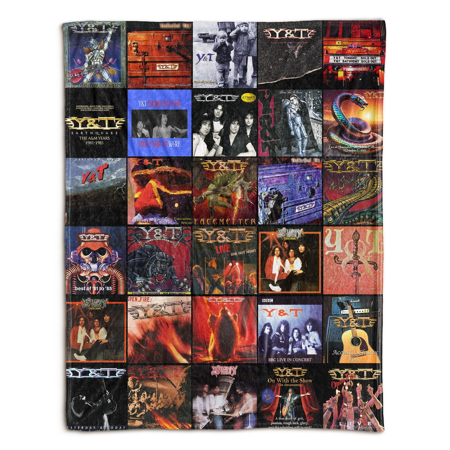 Y&T Sherpa Blanket – A Hard-Rock Legacy Tribute for True Fans