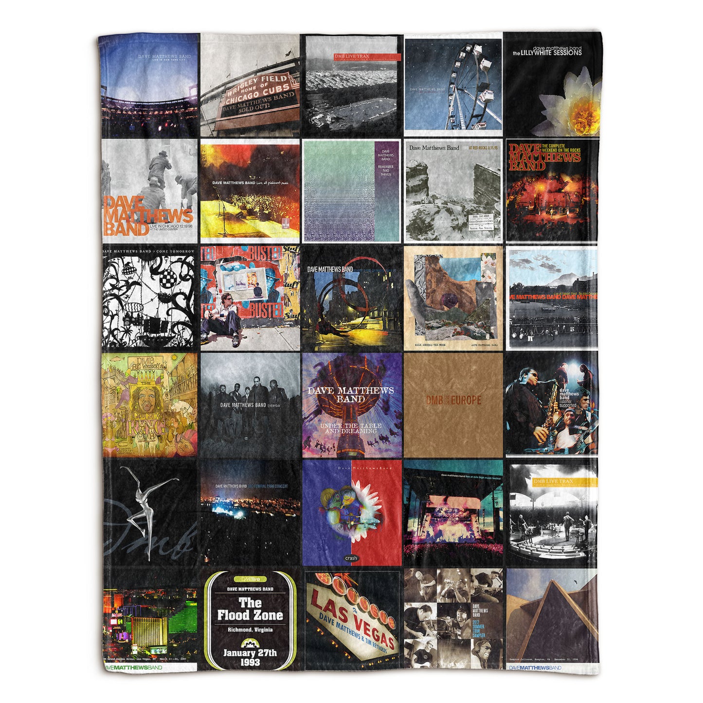 Dave Matthews Band Sherpa Blanket – A Warm Journey Through Every Era