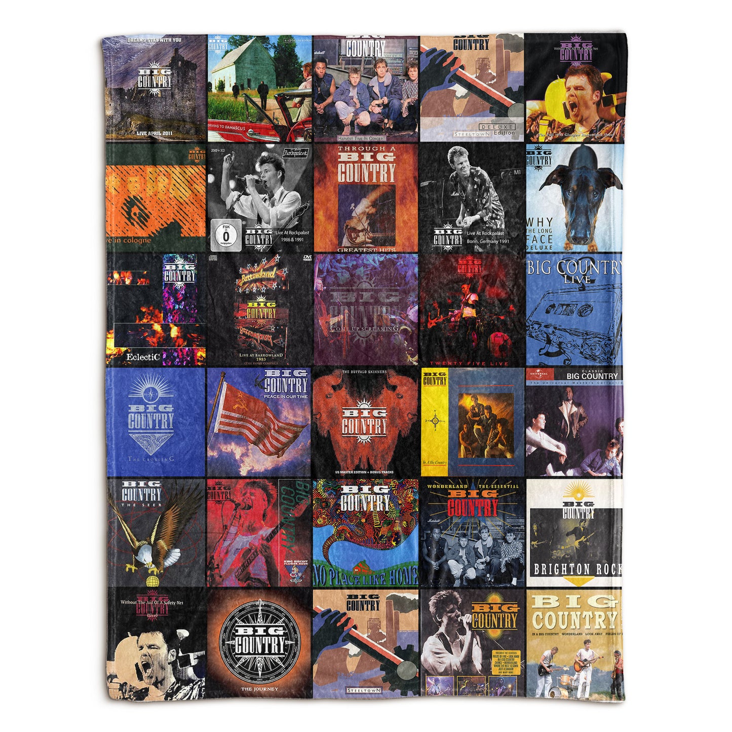 Big Country Sherpa Blanket – A Timeless Tribute to Their Anthemic Legacy
