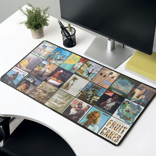 Jimmy Buffett Fruitcakes & Album Art Desk Mat – Non-slip Office Gift Keyboard Pad Birthday Gift For Music Lovers