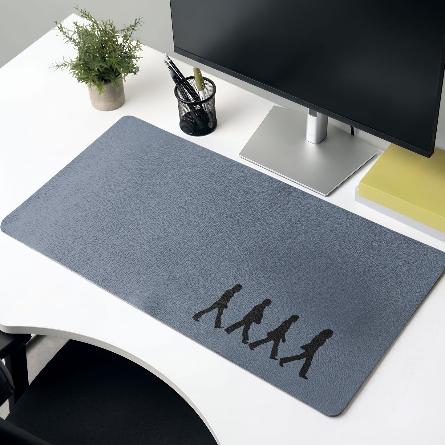 The Beatles Abbey Road Silhouette Desk Mat – Non-slip Office Gift Keyboard Pad Birthday Gift For Music Lovers