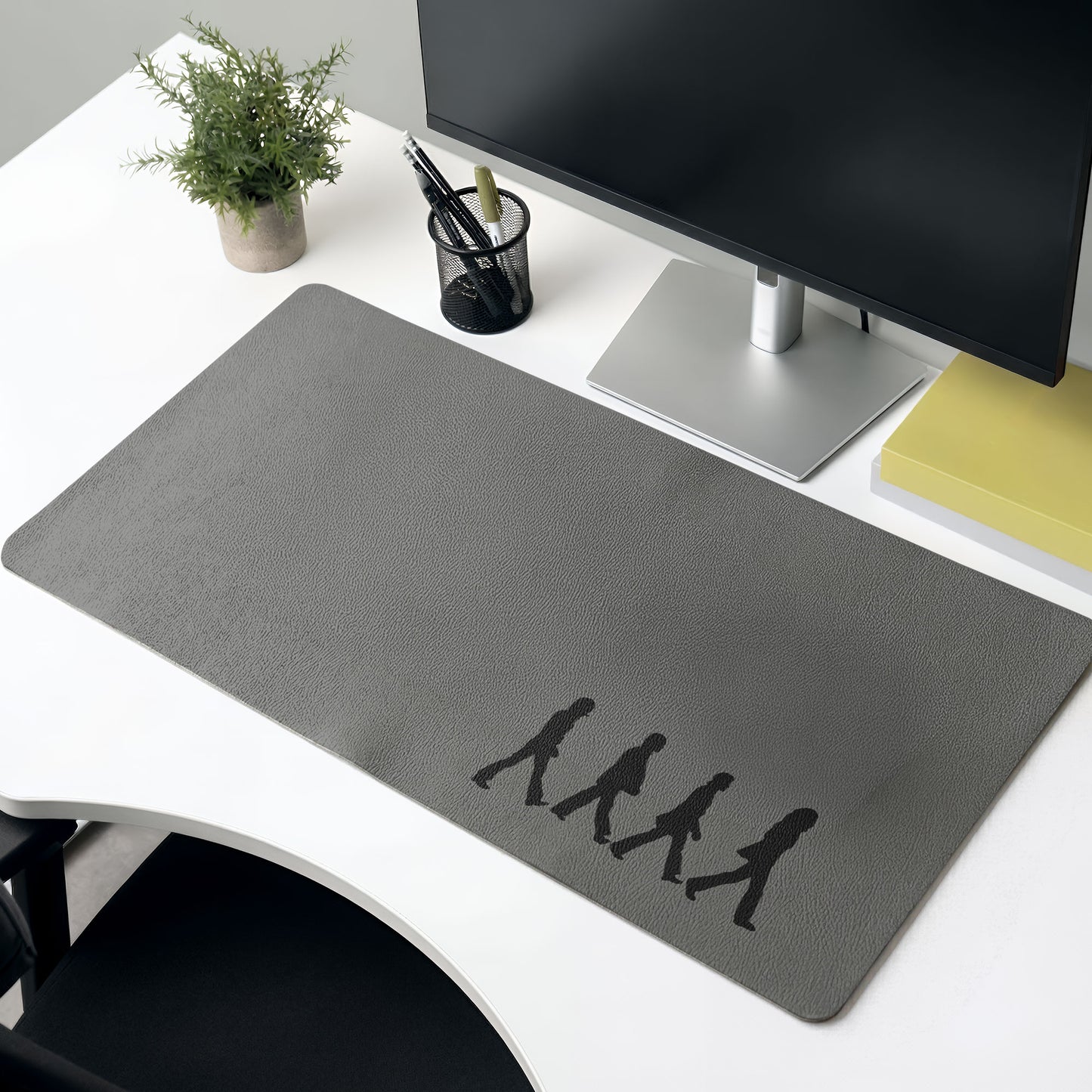 The Beatles Abbey Road Silhouette Desk Mat – Non-slip Office Gift Keyboard Pad Birthday Gift For Music Lovers