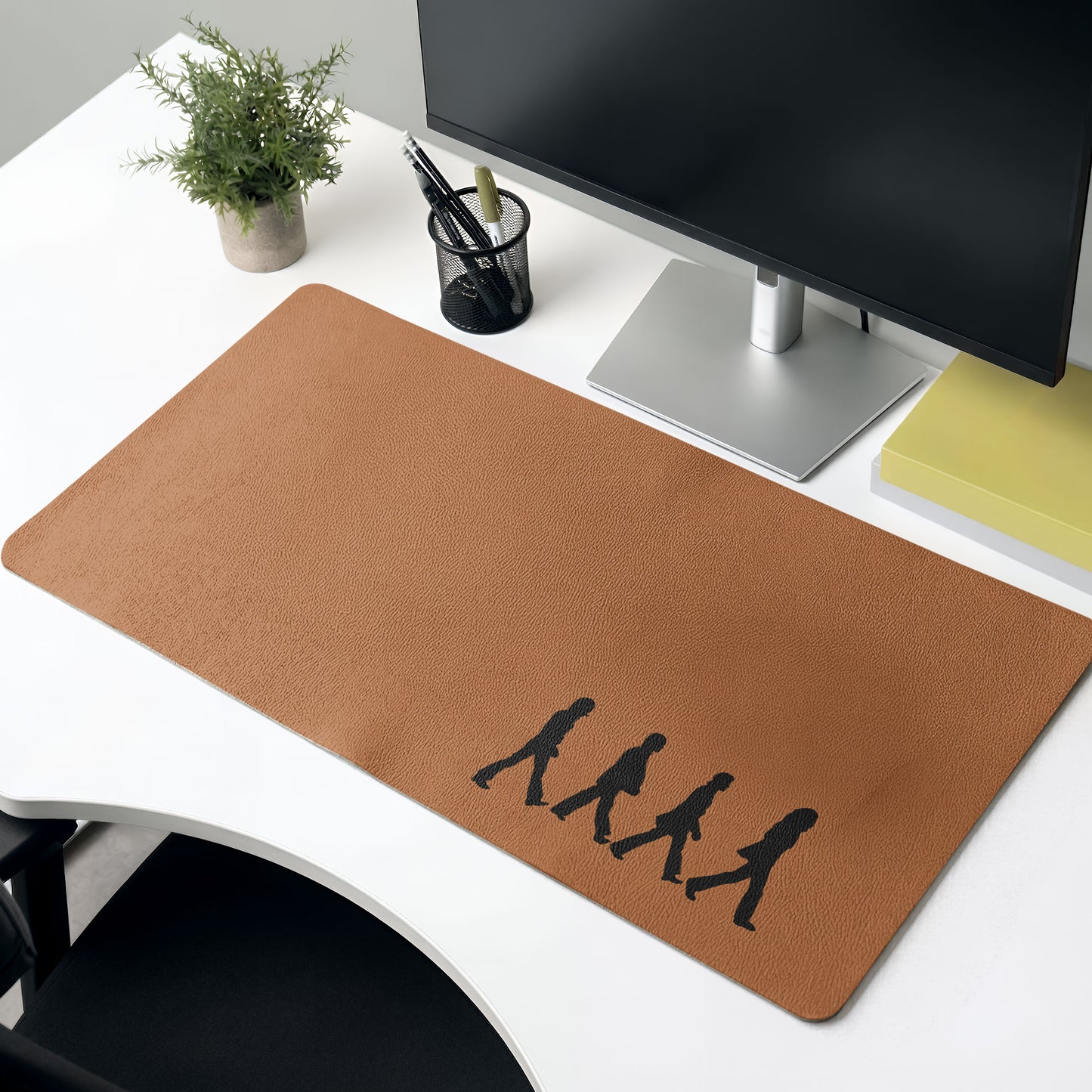 The Beatles Abbey Road Silhouette Desk Mat – Non-slip Office Gift Keyboard Pad Birthday Gift For Music Lovers