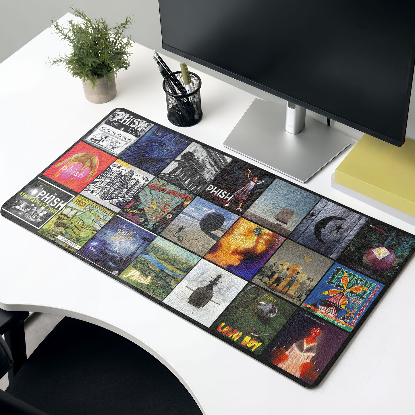 Phish Album Collage Print Desk Mat – Non-slip Office Gift Keyboard Pad Birthday Gift For Music Lovers