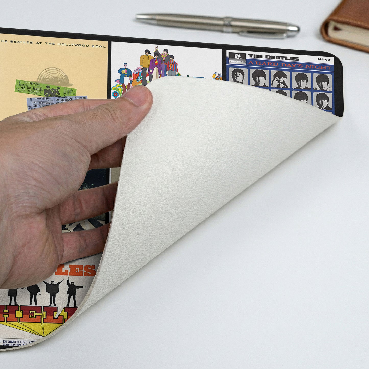 The Beatles Album Collage Print Desk Mat – Non-slip Office Gift Keyboard Pad Birthday Gift For Music Lovers