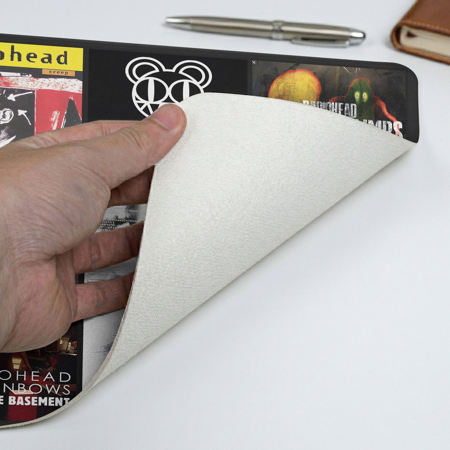 Radiohead Album Covers Collage Desk Mat – Non-slip Office Gift Keyboard Pad Birthday Gift For Music Lovers