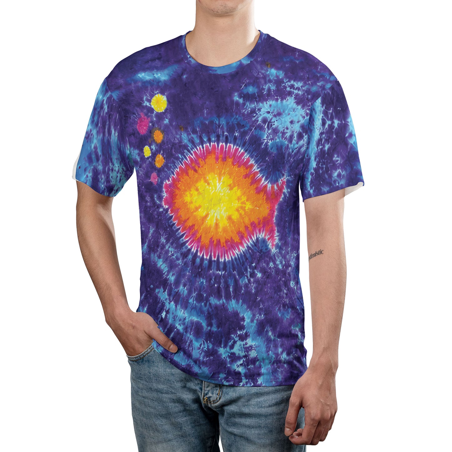 Phish Band Festival Tie Dye Shirt Graphic T-Shirt – Rock Music Trippy Graphic Unisex Tee
