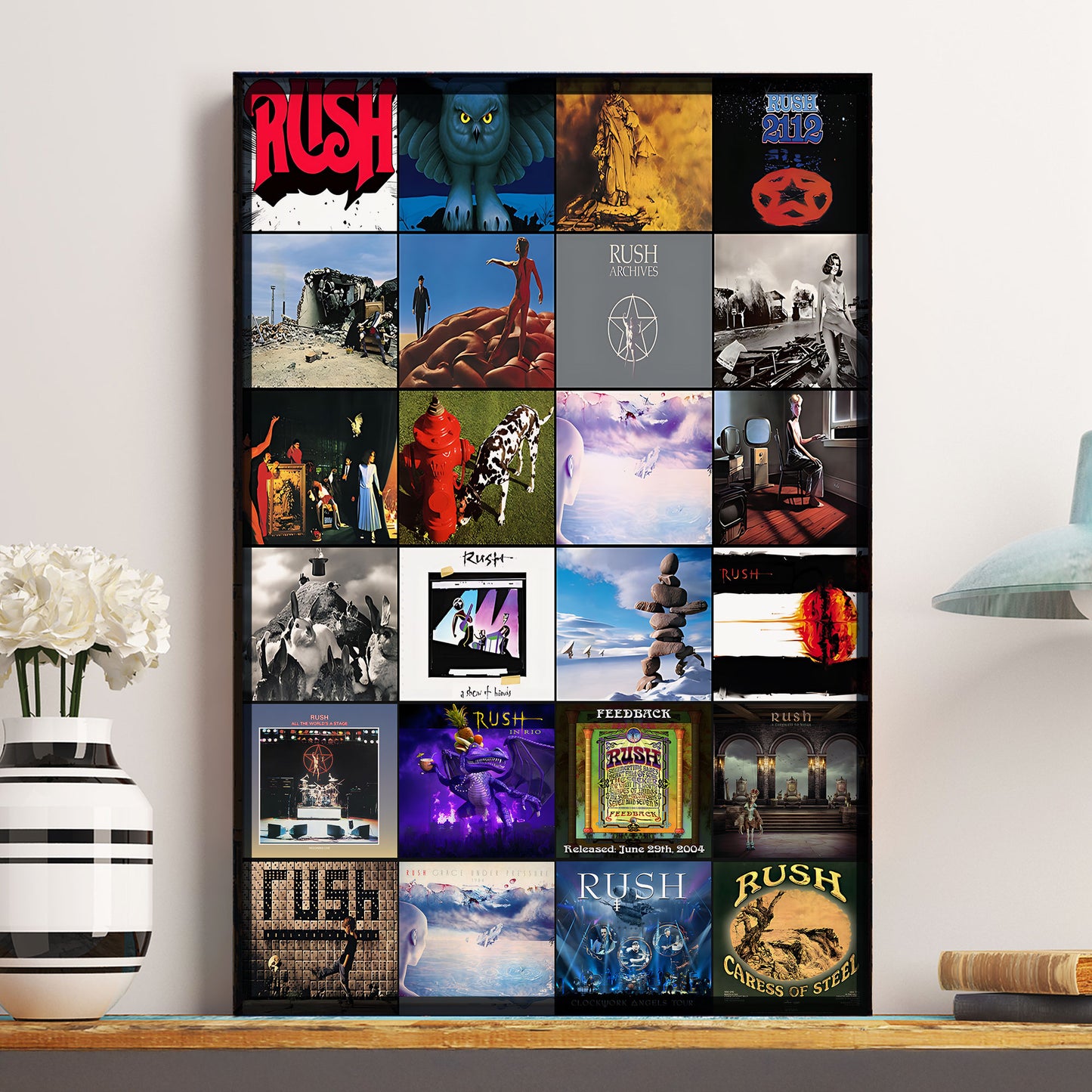 Rush Poster – Moments of Thought, Time, and Endless Exploration