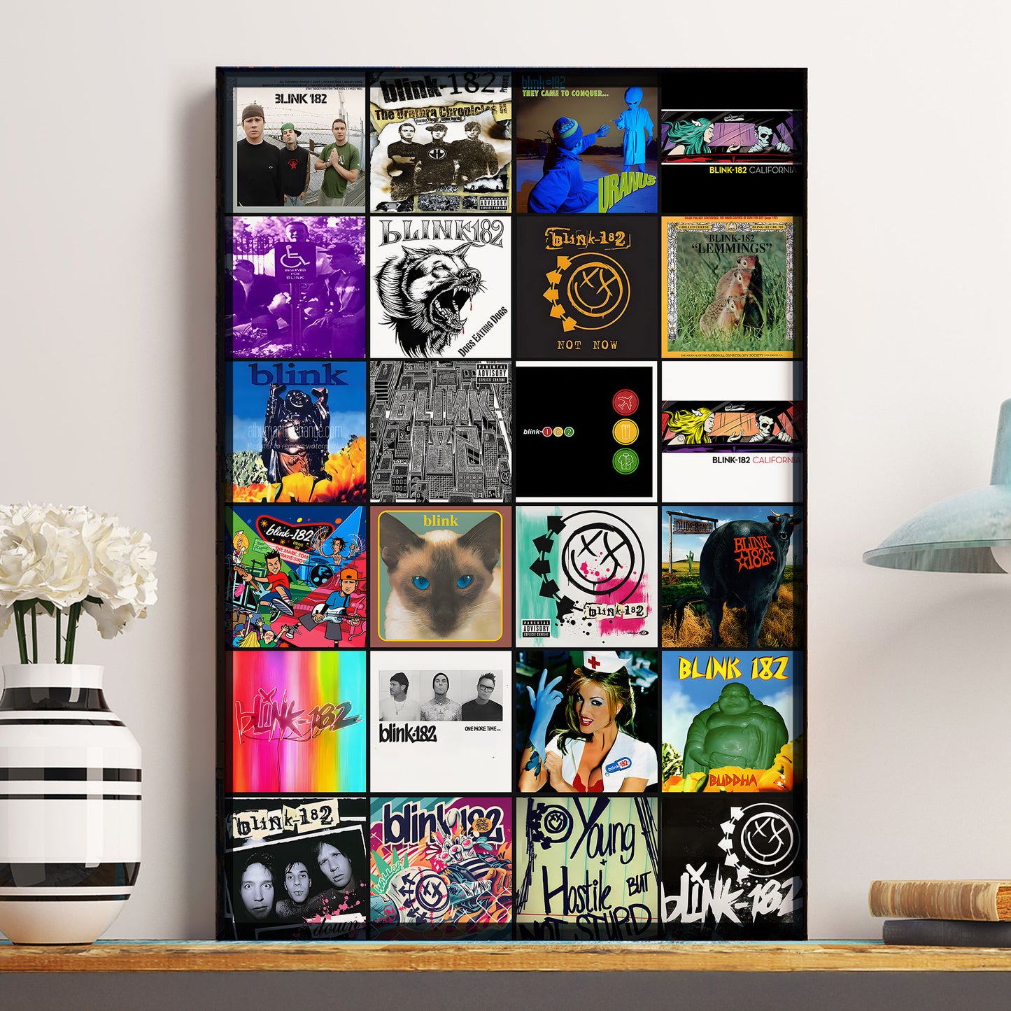 Blink-182 Poster – Loud Moments of Youth, Chaos, and Growing Up