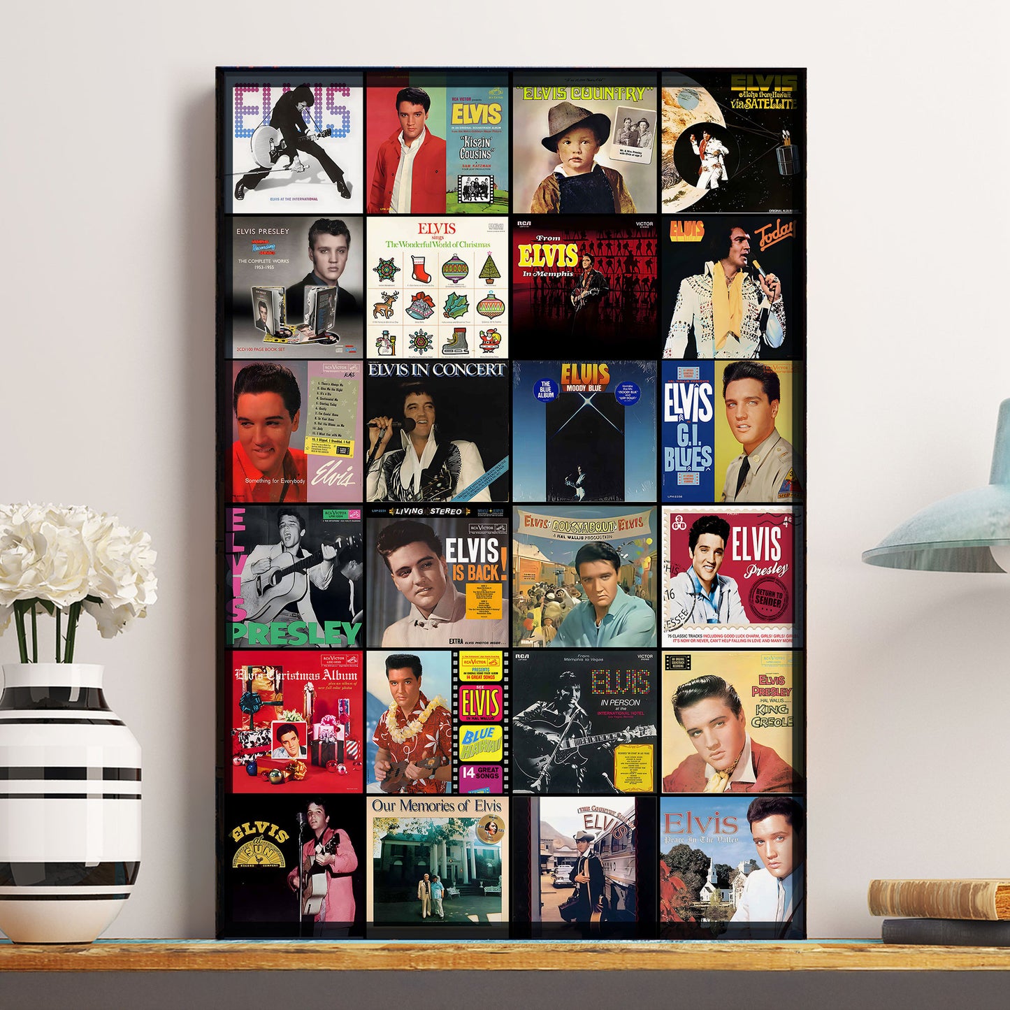Elvis Presley Poster – Moments of a Voice That Changed Everything