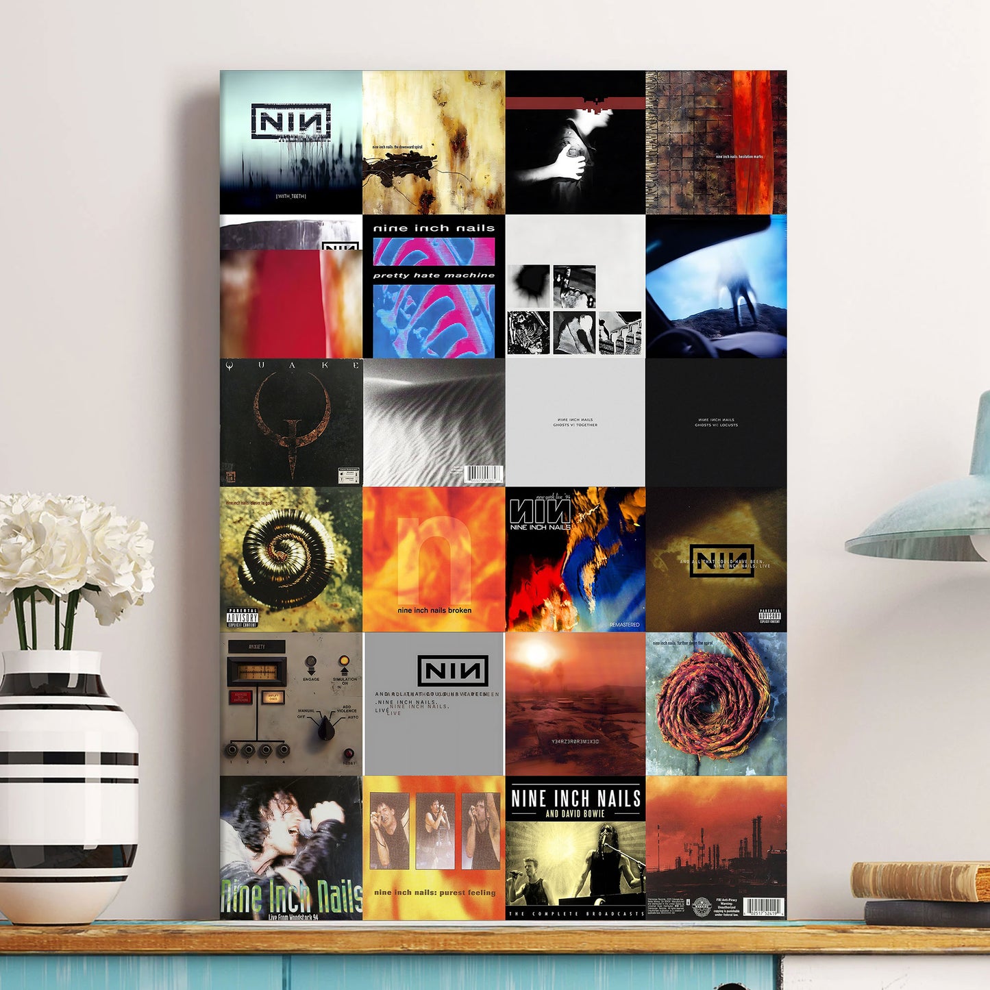 Nine Inch Nails Poster – Moments of Tension, Release, and Inner Noise