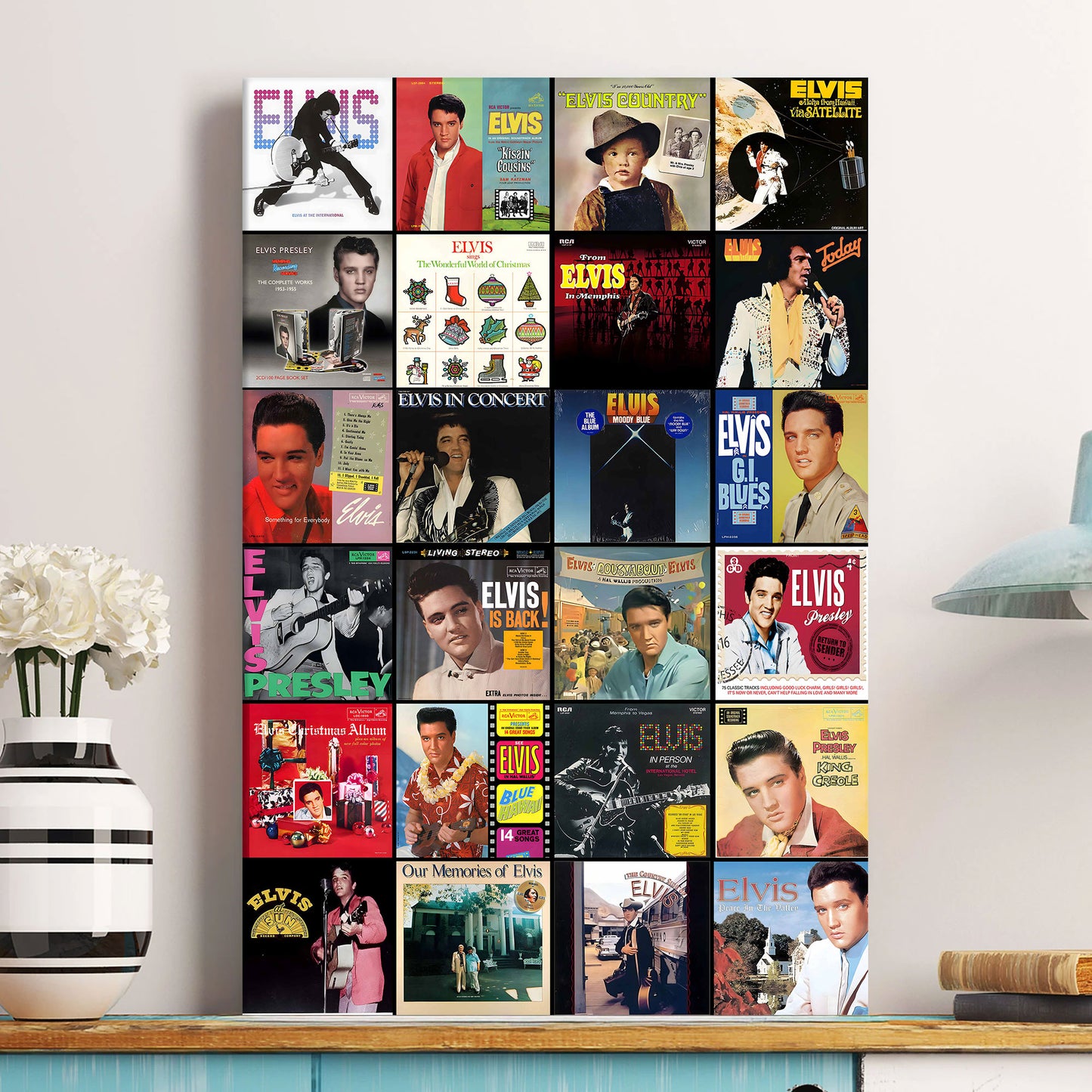 Elvis Presley Poster – Moments of a Voice That Changed Everything