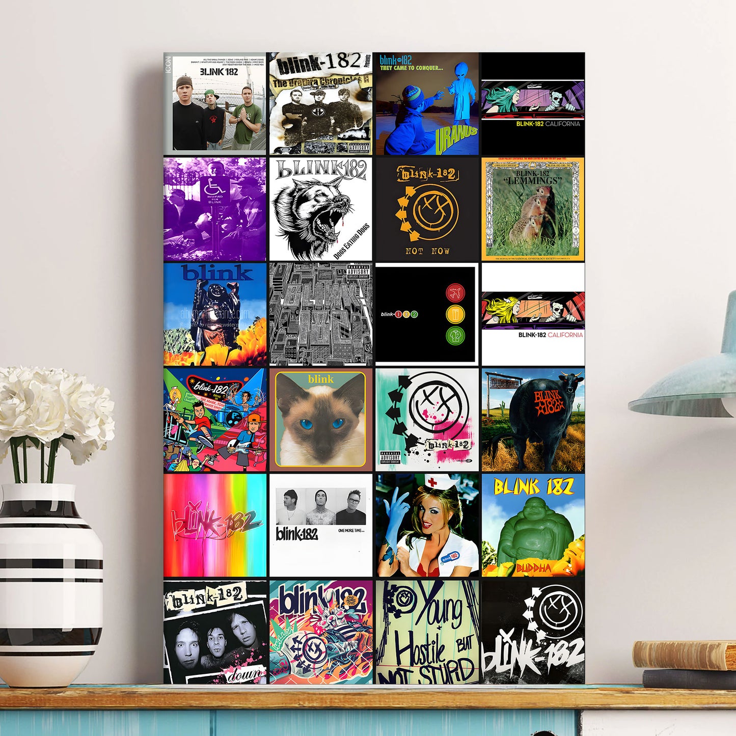 Blink-182 Poster – Loud Moments of Youth, Chaos, and Growing Up