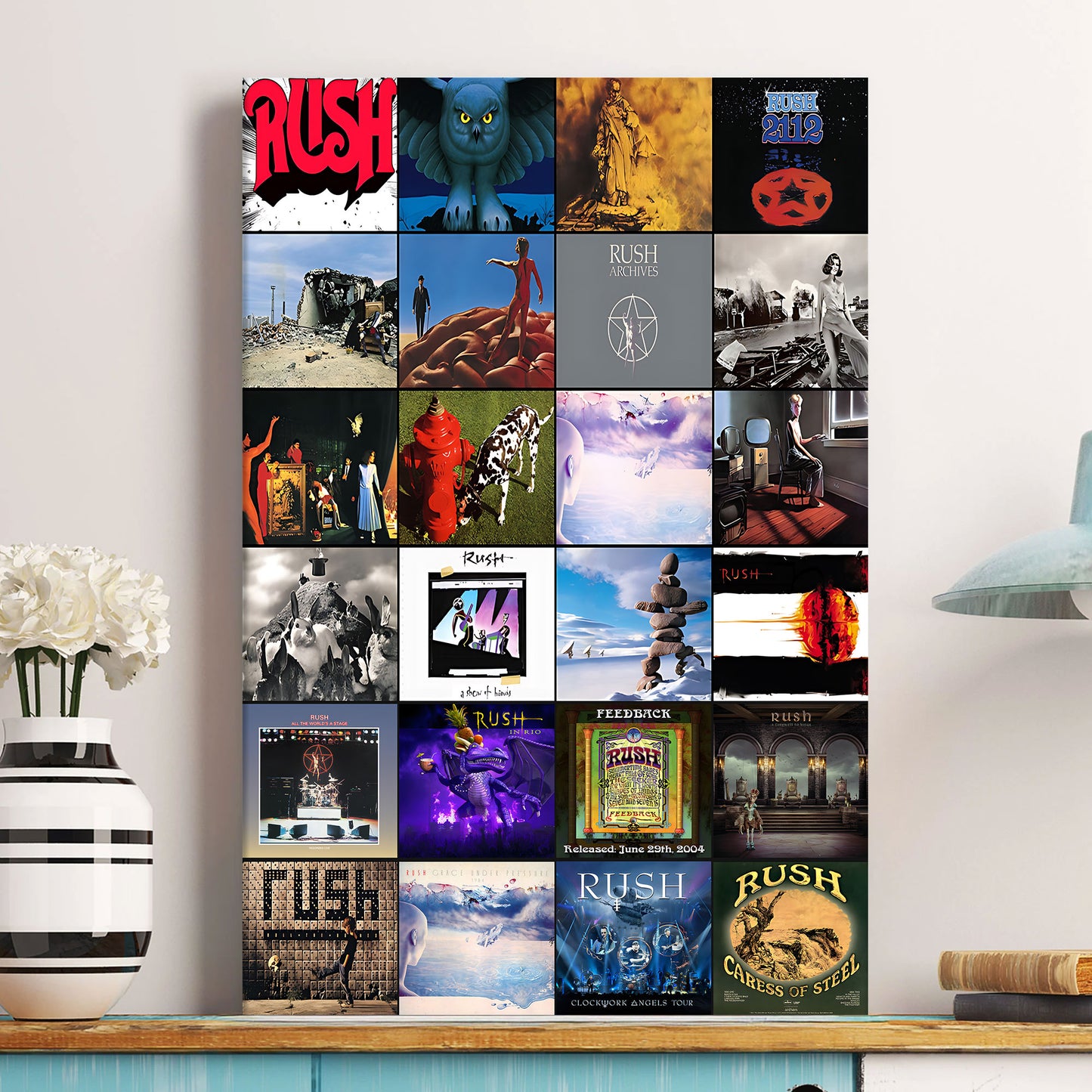 Rush Poster – Moments of Thought, Time, and Endless Exploration