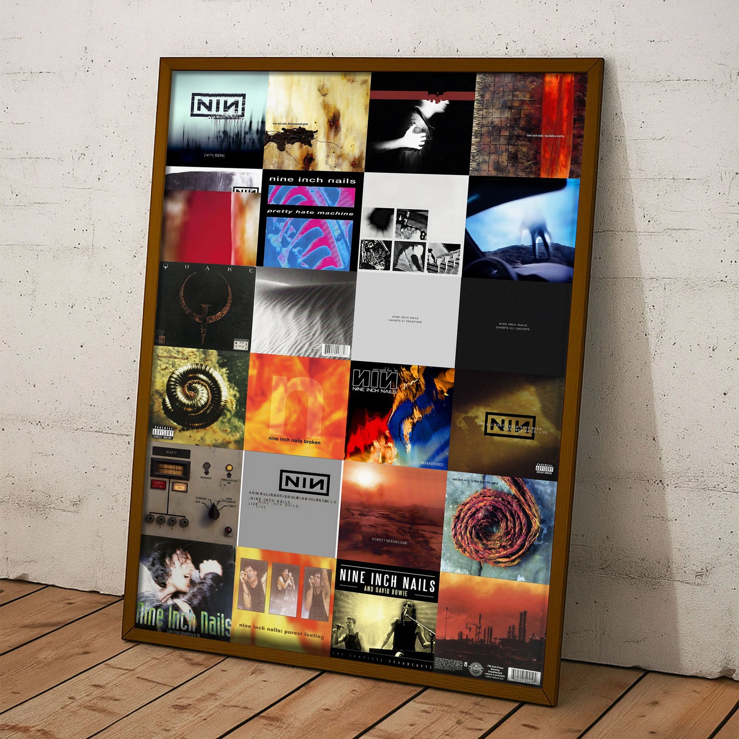 Nine Inch Nails Poster – Moments of Tension, Release, and Inner Noise